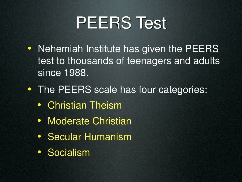 Peers test l