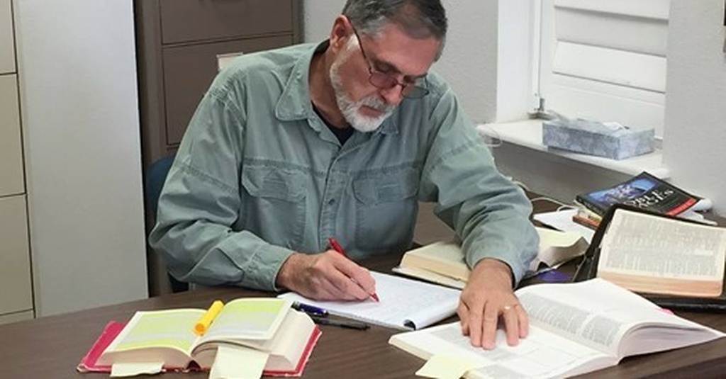 Mark At Desk