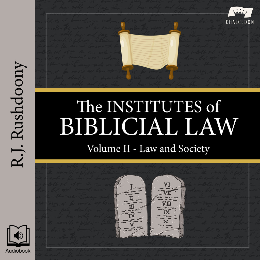 Institutes of Biblical Law Volume 2 Audiobook Cover AUDIBLE EDITION 3000x3000